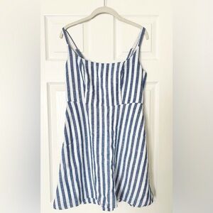 Old Navy Blue Stripe Mini Dress